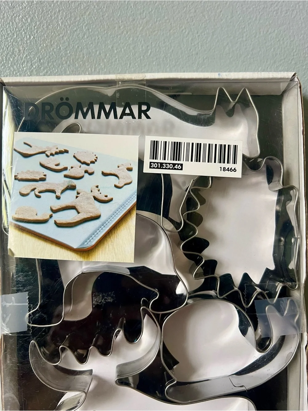 IKEA DROMMAR Woodland Cookie Cutter Set - Stainless Steel Style # 301.330.46